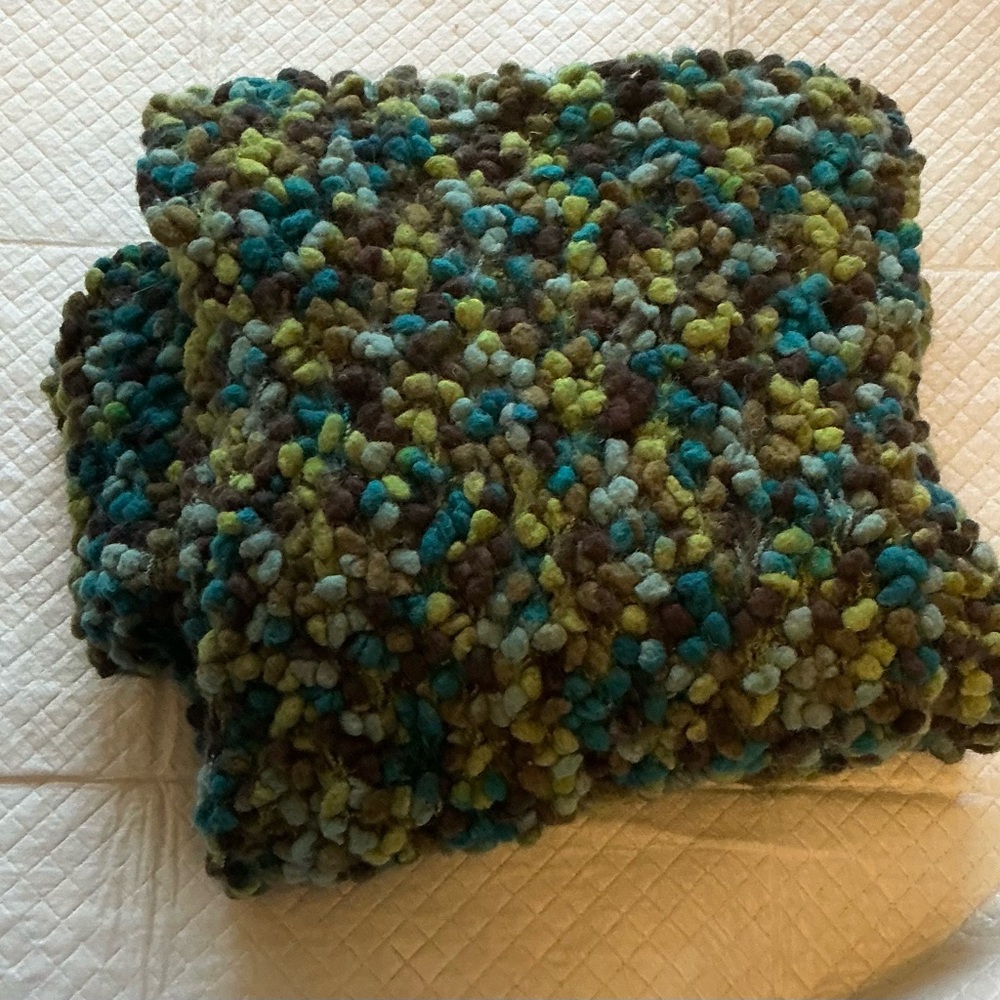 Chunky Knit Multicolor women’s scarf